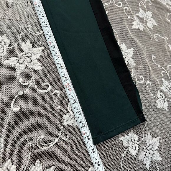 Aritzia Babaton 1-01 Thora Green Side Striped Zip Ankle High Rise Trousers Sz 0 - Picture 16 of 16